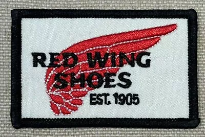 Genuine American Brand RW. Flying Wing Shoe Fabric Embroidered Patch 7cm X 4.5cm • $15