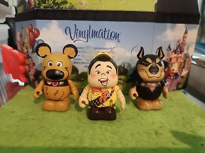 DISNEY Vinylmation 3  Park Set 1 Pixar Lot Russell Dug And Alpha Dog • $39.99