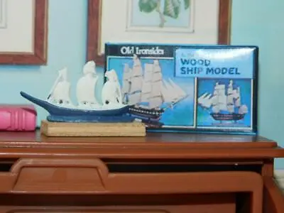 $14.99 • Buy Wood Ship Model Dollhouse Miniature Sail Ship Model VERY RARE Sail Boat Lot