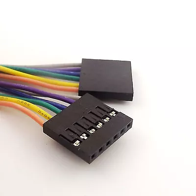 10x 30cm 6 Pin - 6Pin Header Connector Female To Female Dupont Cable For Arduino • $5.49