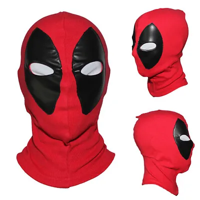 Deadpool Mask X-men Marvel Halloween Movie Party Dressup Cosplay Head Accessory • $20.23