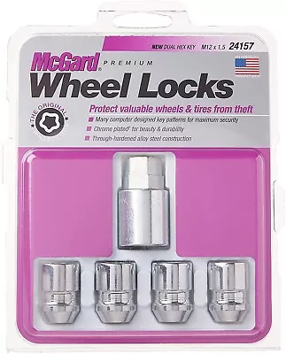 2007 - 2014 Toyota FJ Cruiser Wheel Lock Nut Set 4 Locks Chrome - McGard • $38.77