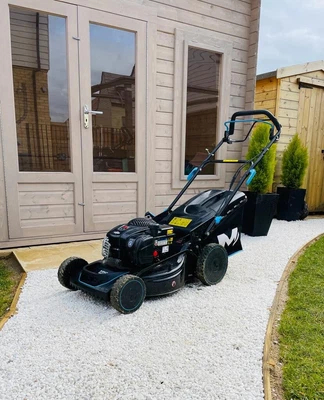 £90 • Buy Mac Allister Petrol Lawnmower, With Easy Store, Self Propelled 