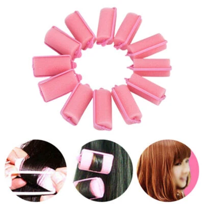 $10.92 • Buy ARGE SPONGE HAIR ROLLERS Soft Foam Comfortable Sleep In Styling Wave Curlers AU