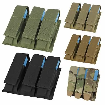 Condor MA52 MOLLE Tactical Triple Mag Holster Pistol Sheath Magazine Pouch • $17.95