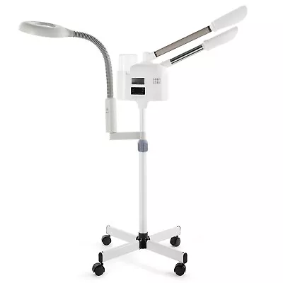 3IN1 Hot/Cold Facial Steamer UV Ozone 5X Magnifying Lamp LCD Skin Care Salon • $85.99