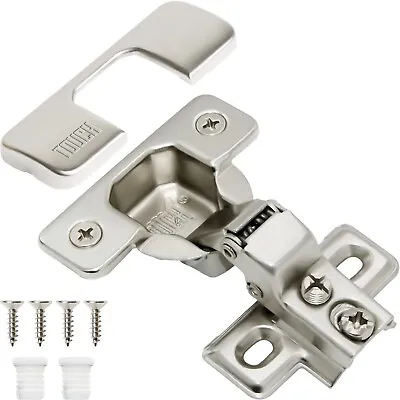 Self Close Compact Cabinet Hinge Concealed Euro Style For Face Frame Cabinets • $6.99