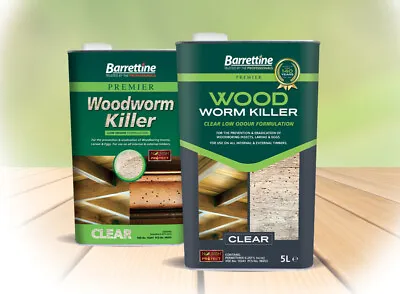 £13.93 • Buy Barrettine Solvent Woodworm Treatment - Interior And Exterior - All Sizes