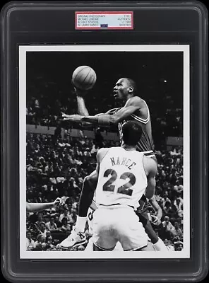 1989 Michael Jordan Original PSA Type 1 Photo Incredible Image Chicago Bulls • $1995