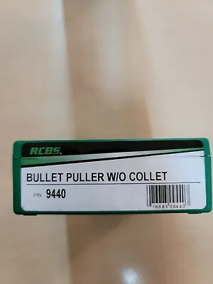 RCBS Standard Bullet Puller W/o Collet Multi-Caliber Mpn 9440 • $30.99