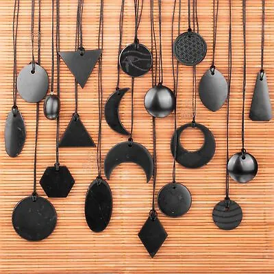 Shungite Pendants - A Variety Of Styles Choose Your Own Shungite Necklace Tolvu • £12.50