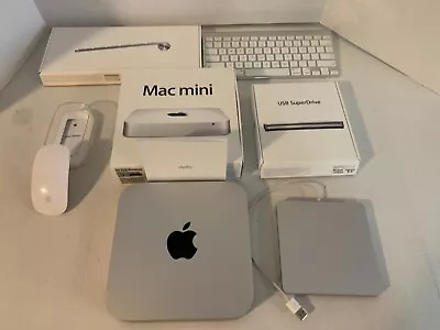 Apple Mac Mini Bundel A1347 Wireless Keyboard Wireless Mouse & Super Drive • $420