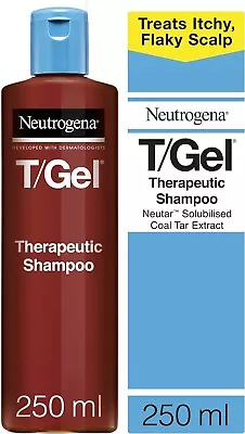 Neutrogena T/Gel Therapeutic Shampoo Treatment Itchy Scalp And Dandruff 250 Ml • £10.98