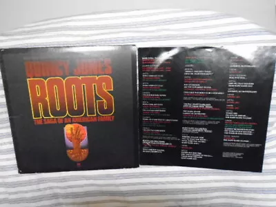 RARE OOP Roots LP VINYL Soundtrack QUINCY JONES Lou Gossett Bill Summers POSTER  • $9