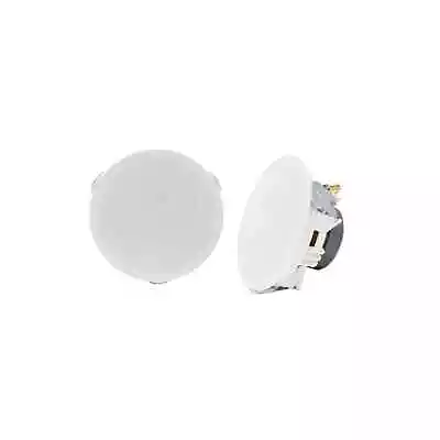 £32.99 • Buy Adastra SL4 4  20W Slimline Ceiling Speakers 8 Ohms (PAIR) White Discreet