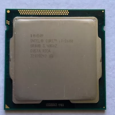CPU Intel Core I7-2600 3.40 GHz Quad-Core SR00B LGA 1155 Processor • £10.50