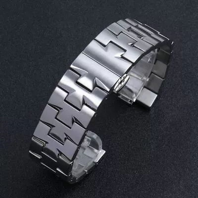 $145.59 • Buy 24mm Steel Watch Bracelet Metal Strap Band Fits Vacheron Constantin Overseas