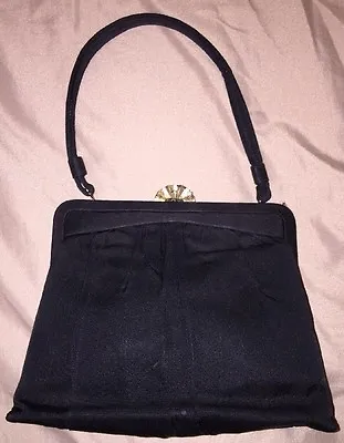 Vintage La France - Little Black Evening Bag • $7.97