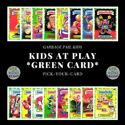 2024 Series 1 Garbage Pail Kids At Play Pick Your Card Green Stickers 1-100 A/b • $0.99