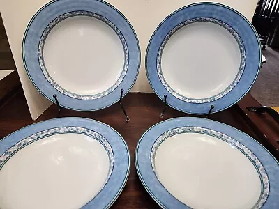 Mikasa Susanne Rimmed Soup Bowls (4) Spal Portugal 9  Pasta Cereal • $32.99