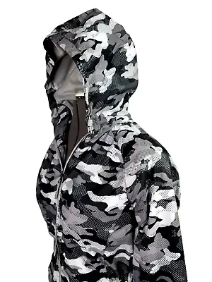 Mountain Club Camo Jacket Black White Women's Size MEDIUM (US Small) NWT • $64.24
