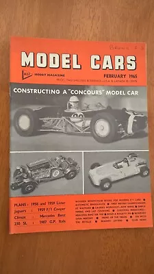 Scalextric Model Cars Magazine February 1965 The Golden Age Of Slot Racing !! • £5