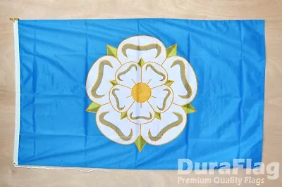 YORKSHIRE DURAFLAG 150cm X 90cm 5x3 FEET HIGH QUALITY FLAG ROPE & TOGGLE • £33.32