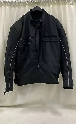 Revolution Gear Men Black Full Zip Insulated Motorcycle Jacket - Size XXL • $12.99