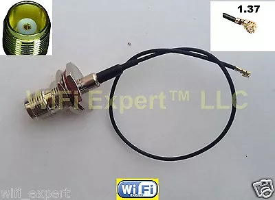 12  Mini PCI U.FL / IPX To TNC Antenna WiFi Mobile Cell Pigtail Cable Connector • $5.70