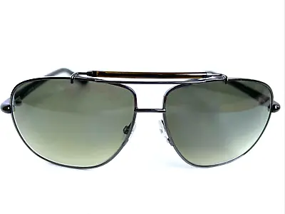 $208.99 • Buy Tom Ford TF243 Adrian 08P 62mm Gunmetal Pilot Men's Sunglasses Italy