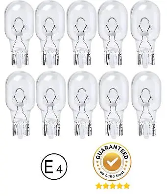 10 X 12v W16W 16W 955 921 T15 Clear Bulbs Back-up Reverse Wedge Capless • £7.99