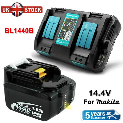 £33.90 • Buy Battery / Charger For Makita 4Ah 14.4V BL1440B BL1430 194066-1 194065-3  Lithium