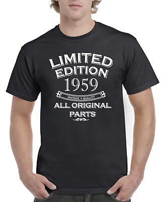 Mens 65th Birthday Gifts For Him T Shirt 65th Present 65 Years Old Born In 1959 • £12.99
