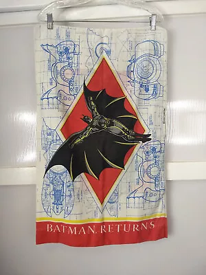 Vintage Batman Returns Standard Pillowcase 1992 Bibb Company Made In USA Graphic • $10.99