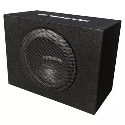 Memphis Audio SRX12SP Single 12  Sealed Enclosed Powered Subwoofer • $249.95