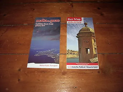 Malta Bus Maps Including Gozo • £4.99