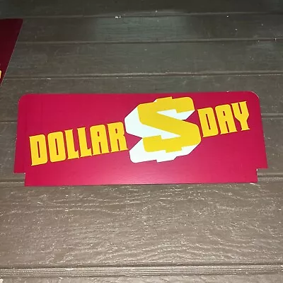 Vintage Carson Pirie Scott Double Sided Sign 4.5”x12” Carson’s Dollar Day Days • $15