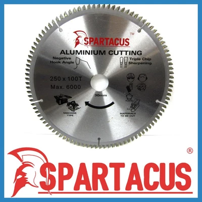 £26.99 • Buy Spartacus Aluminium Saw Blade 250 Mm X 100 Teeth X 30mm Various Models