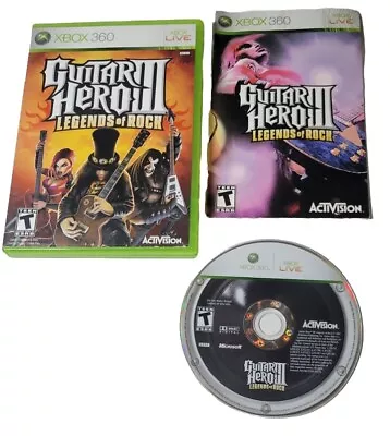 Guitar Hero III 3: Legends Of Rock - Xbox 360 - Complete CIB - Tested! Free Ship • $14.99