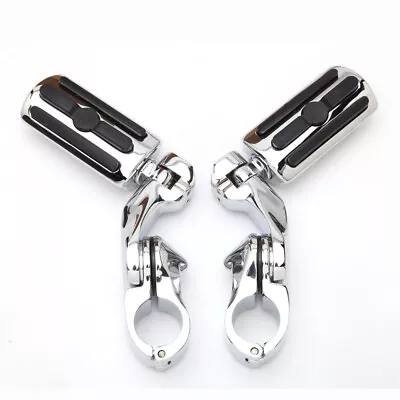 For Harley Davidson Heritage Softail Classic Motorcycle Highway Foot Pegs Pedals • $85.85