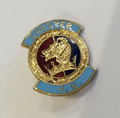 £6.99 • Buy CHESTER CITY FC Football Club Badge ENAMEL SUPPORTERS OLD RARE COFFER PIN 2