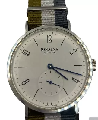 Rodina R005 Automatic Watch Bauhaus Nomos Tangente Homage Simple Minimal 38mm • $550