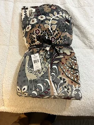 Vera Bradley ENCHANTMENT NEUTRAL Plush Throw Blanket NWT Animals & Birds 80 X50  • $27.99