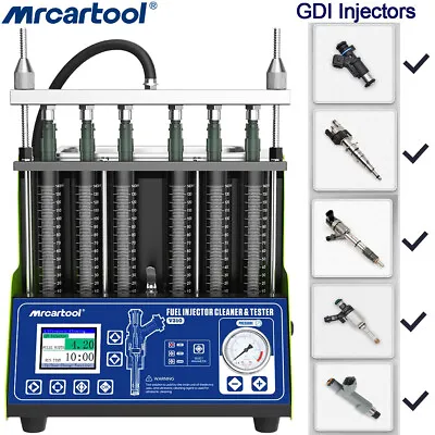 Auto Ultrasonic Injector Cleaner Machine GDI TFSI Injector Tester For Ford BMW • $699