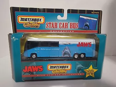 Matchbox Collectibles Star Car Bus Collection Jaws 1999 Diecast - Factory Sealed • $100