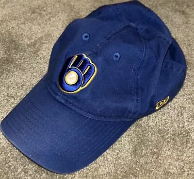 Milwaukee Brewers New Era Cooperstown Collection Adjustable Strap Hat Cap XL • $12.49