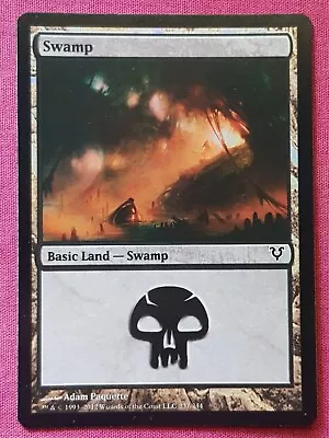 Magic The Gathering AVACYN RESTORED FOIL SWAMP 237 Land Card MTG • $4.56