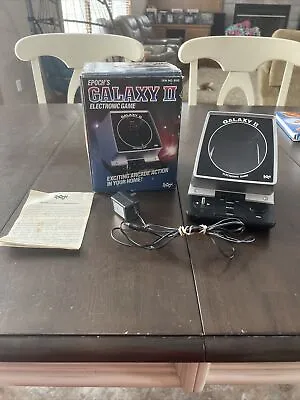 Vintage EPOCH'S GALAXY II Electronic Game Box Directions 1981 Not Working Read • $39.99