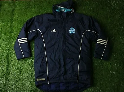 Olympique Marseille 1999/2000 Football Warm Coat Jacket Training Adidas Original • $63.74