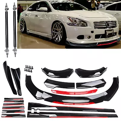 For Nissan Maxima Front Rear Bumper Spoiler Body Kit Splitter Side Skirt J • $99.99